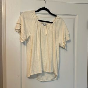 Texture & Thread cream shirt
